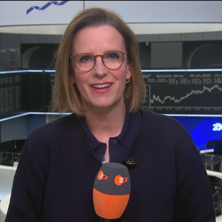 ZDF-Börsenreporterin Valerie Haller.
